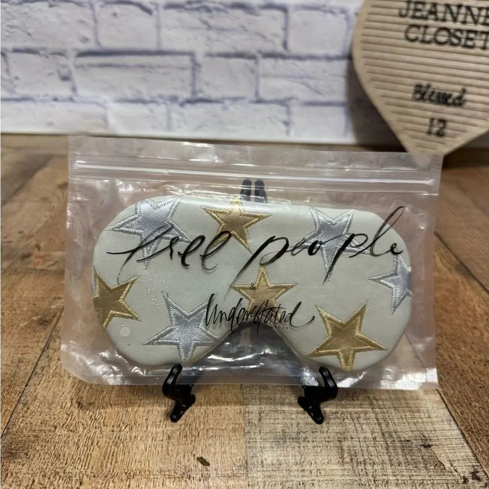 Free People X Understated Leather Starry Eyed Eye Cooling Sleep Mask NEW.